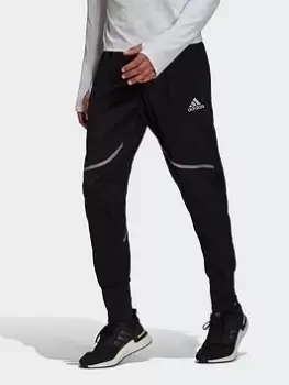 Image of adidas Saturday Wind Joggers, Black Size XS Men