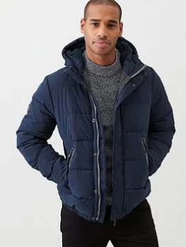 Image of Superdry New Academy Jacket - Navy, Size XS, Men