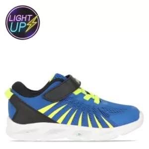 Image of Slazenger Light Up Logo Trainers - Blue