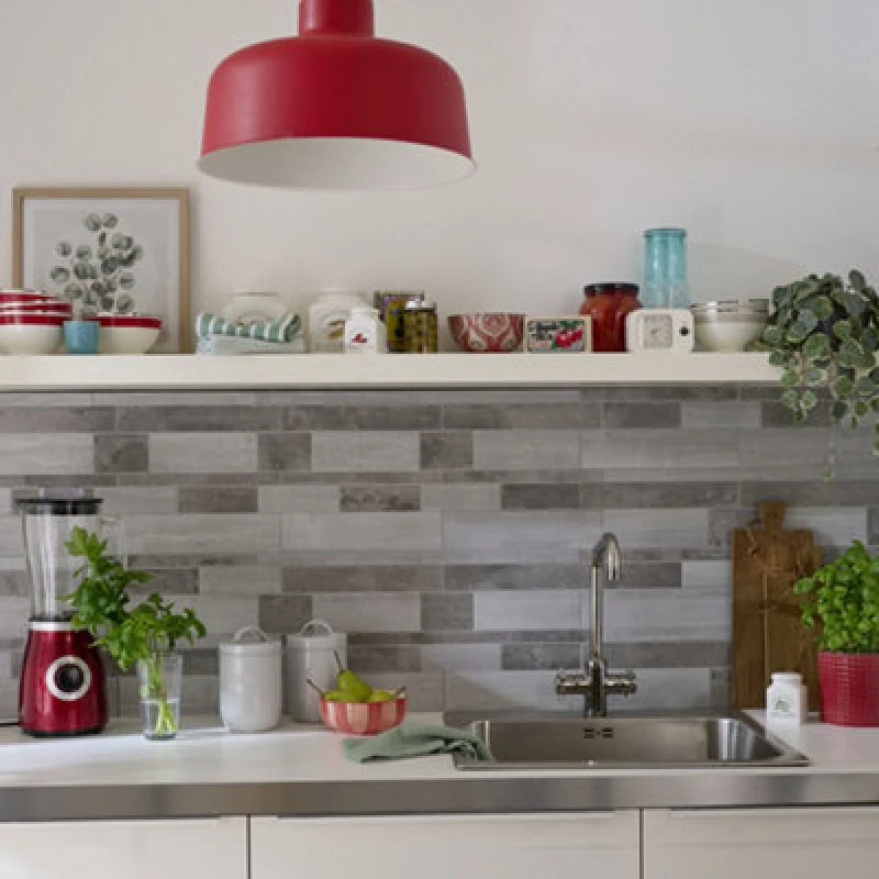 Image of D-C-Fix Stone Mosaic Premium Self Adhesive Composite Wall Tile 30.5Cm(W) 30.5Cm(H) 0.3Cm(D) Pack 5 (0.47Sqm)