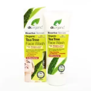 Image of Dr.Organic Tea Tree Face Wash Face Soap 200ml