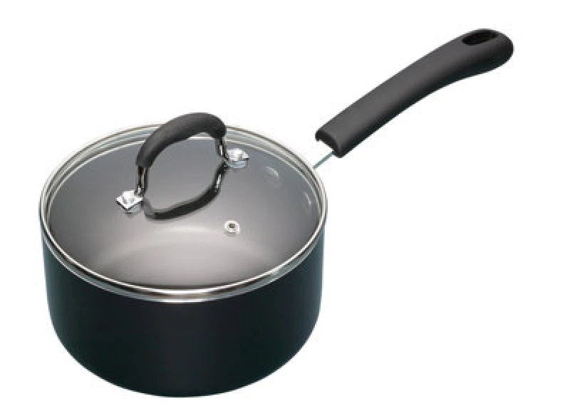 Image of MasterClass Non-Stick Heavy Duty 18cm Saucepan