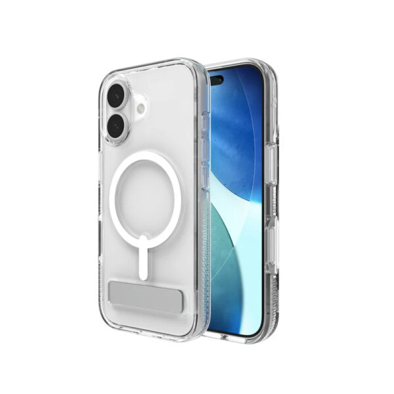 Image of Zagg ZAGG Crystal Palace Snap Kickstand (Button Cover) Case For Apple iPhone 17 702319711