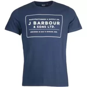 Image of Barbour Yawl T-Shirt - Blue