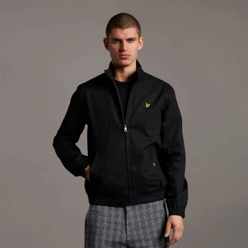 Image of Mens Harrington Jacket - Jet Black - XS