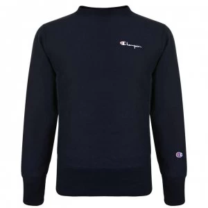 Image of Champion Neck Sweatshirt - Navy