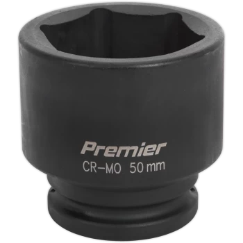 Image of Sealey 3/4" Drive Hexagon Impact Socket Metric 3/4" 50mm