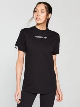 Image of adidas Originals R.Y.V T-Shirt - Black, Size 18, Women