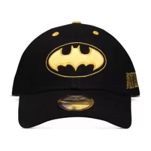 Image of DC COMICS Batman Core Logo Curved Bill Cap, Black (BA730176BTM)