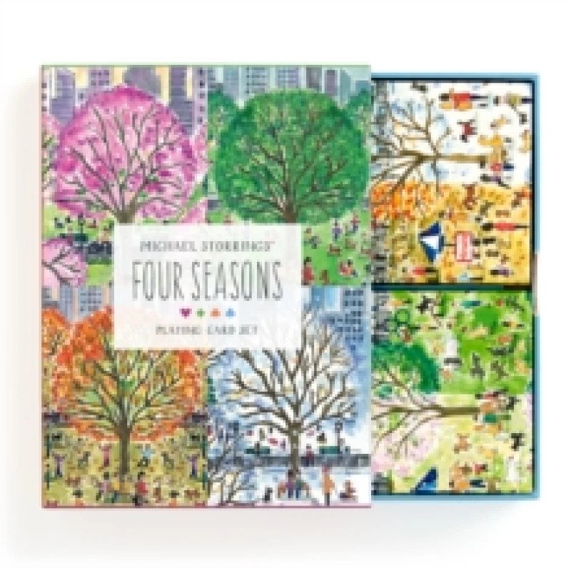 Image of Michael Storrings Four Seasons Playing Card Set. Cards. By Galison Books