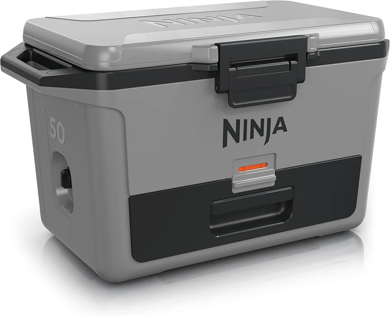 Image of Ninja FrostVault 50QT/47L Hard Cooler with Dry Zone - Slate Grey FB151UKGY Slate grey