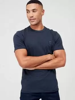 Image of BOSS Tegood T-Shirt - Dark Blue, Dark Blue, Size L, Men