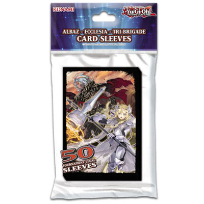 Image of Bliss Distribution Yu-Gi-Oh - Albaz Ecclesia Tri Brigade - Card Sleeves - Brand New And Sealed