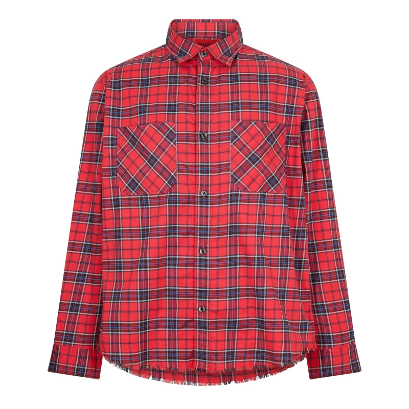 Image of Hugo Mens Egit Long Sleeve Oxford Shirt Open Pink male XS