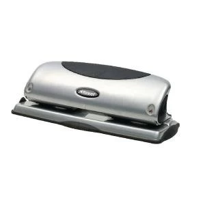 Image of Rexel Precision P425 4 Hole Punch Silver Black 2100753