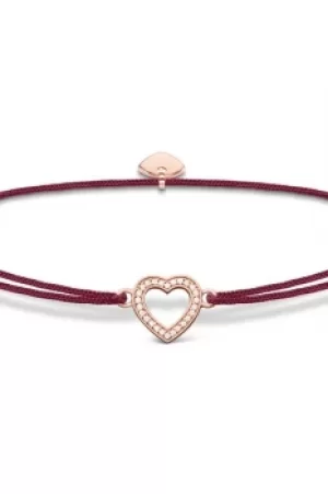 Image of Ladies Thomas Sabo Sterling Silver Little Secrets Heart Bracelet LS040-898-10-L20V