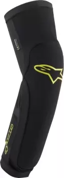 Image of Alpinestars Paragon Plus Knee / Shin Protectors, black-yellow, Size XL, black-yellow, Size XL