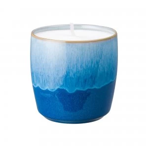 Image of Blue Haze Ceramic Candle Pot