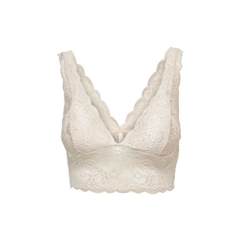 Image of Only Womens lace bra Only Chloe ACC Beige Female L