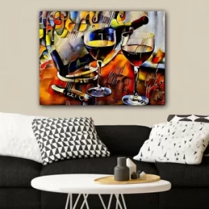 Image of 746217742_70100 Multicolor Decorative Canvas Painting