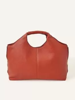 Image of Accessorize Wrap Handle Handheld, Orange, Women