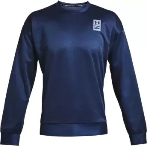 Image of Under Armour Recover Ls Crew - Blue