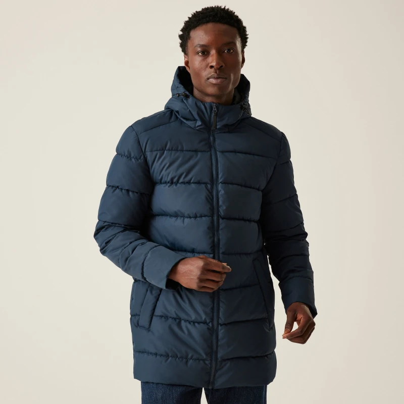 Image of Regatta Regatta Men Lakiver' Padded Jacket in Mid Navy Size: Small Mid Navy S Male 5063019775180