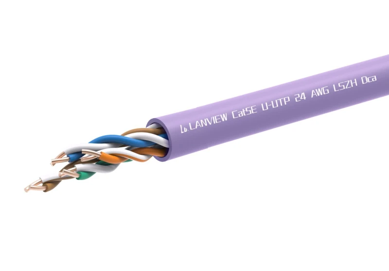 Image of Lanview LVN122152 networking cable Purple 305 m Cat5e