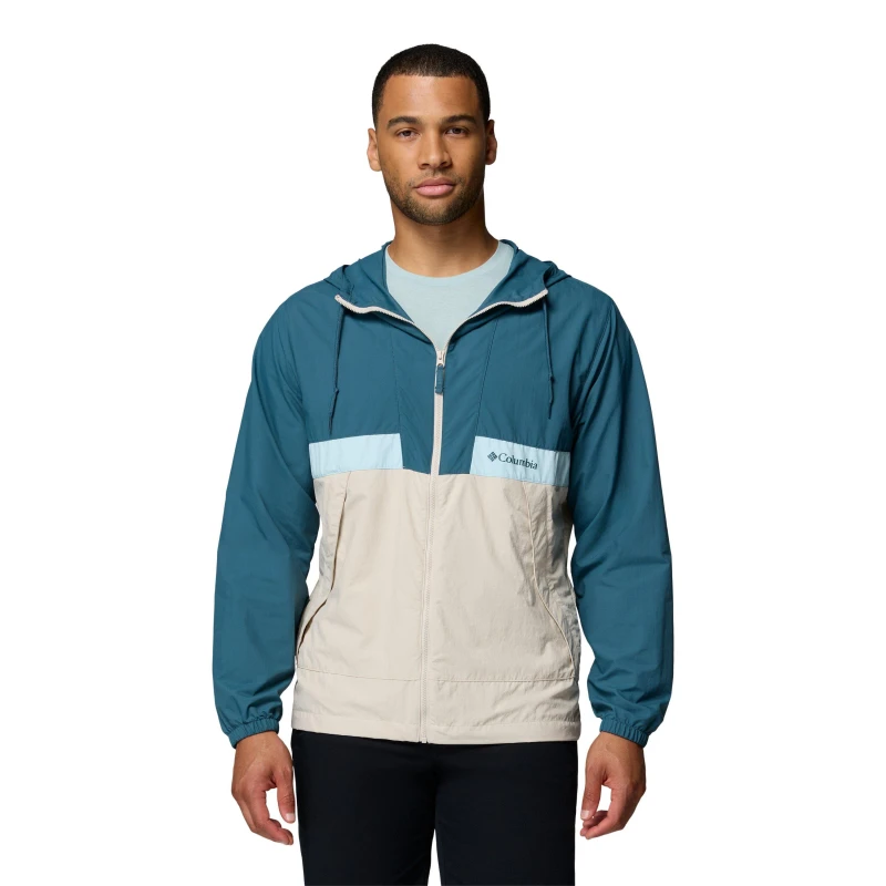 Image of Columbia Mens Spire Valley Water-Repellent UPF 50 Softshell Jacket Blue male Small