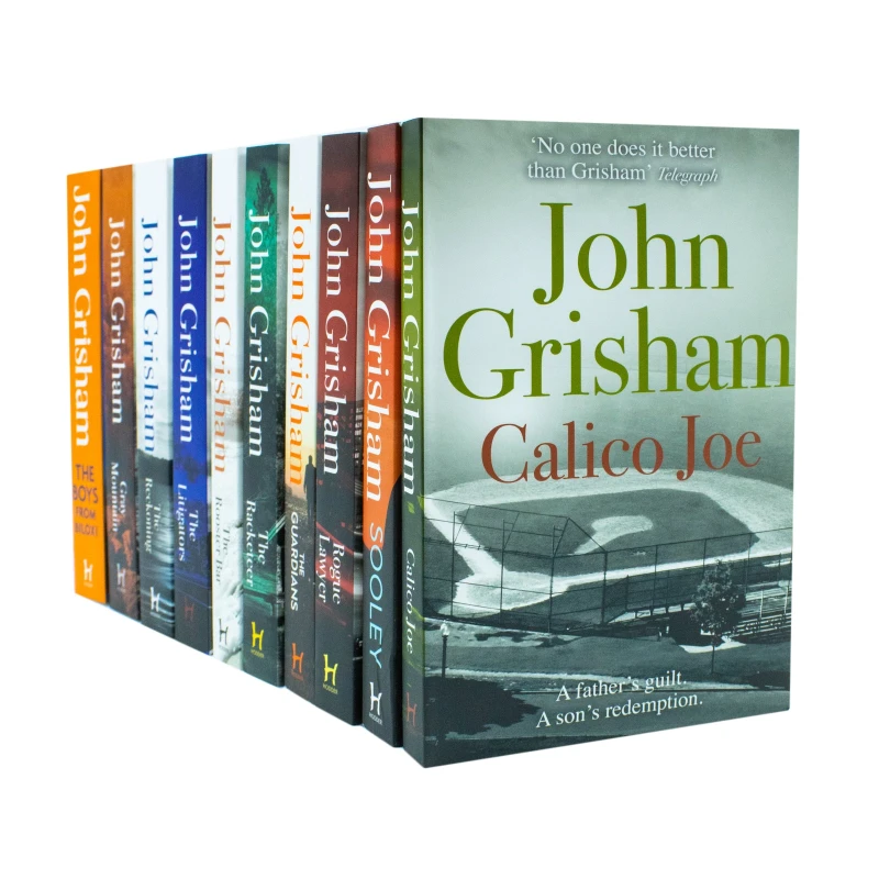 Image of John Grisham 10 Book Collection The Boys From Biloxi The Reckoning The Litigators John Grisham Books