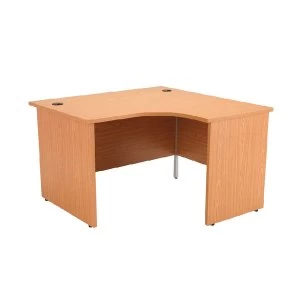 Image of Jemini Oak Right Hand Panel End Radial Desk 1200mm KF838061