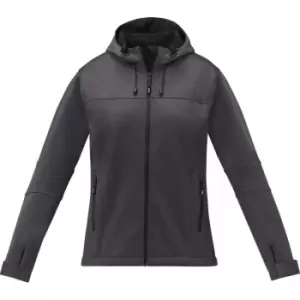 Image of Elevate Womens/Ladies Match Soft Shell Jacket (XL) (Storm Grey)