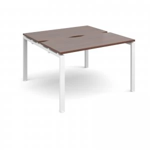 Image of Adapt II Starter Units Back to Back 1200mm x 1200mm - White Frame wal