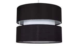 Image of Sophia Pendant Shade in Black and White