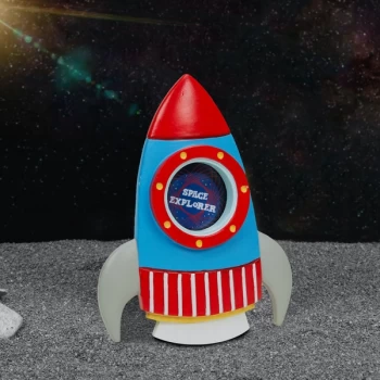 Image of Space Explorer - Space Rocket Mini Photo Frame