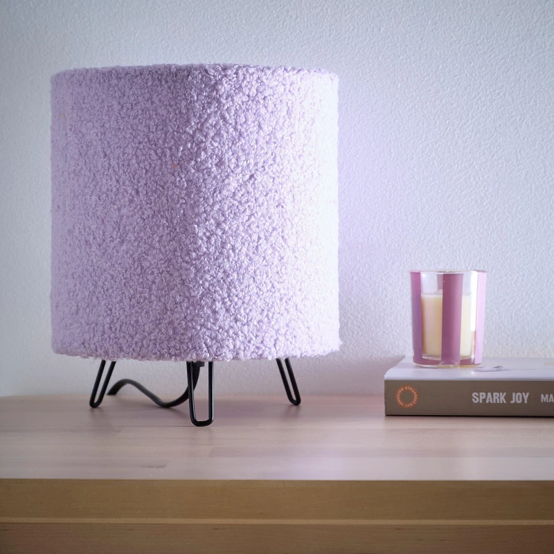 Image of K Living Miami Lilac Linen Table Lamp Lilack unisex One Size