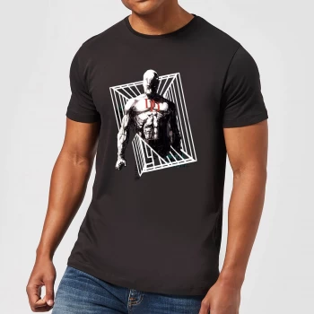 Image of Marvel Knights Daredevil Cage Mens T-Shirt - Black - 5XL