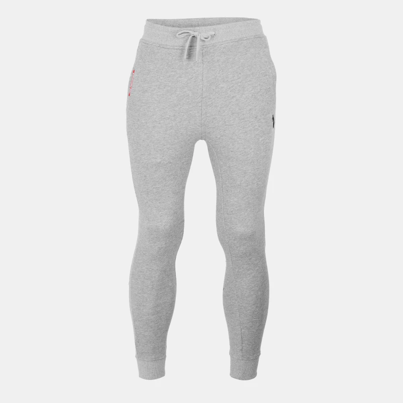 Image of Luke Mens Titan Performance Tracksuit Bottoms Mid Mrl Grey male Small