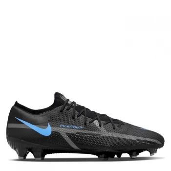 Image of Nike Phantom GT Pro FG Football Boots - Black/UnivBlue