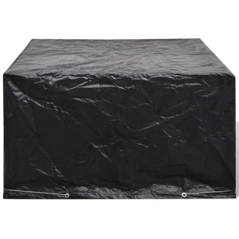 Image of vidaXL Garden Furniture Cover Poly Rattan 8 Eyelets 172x113cm Patio Protector