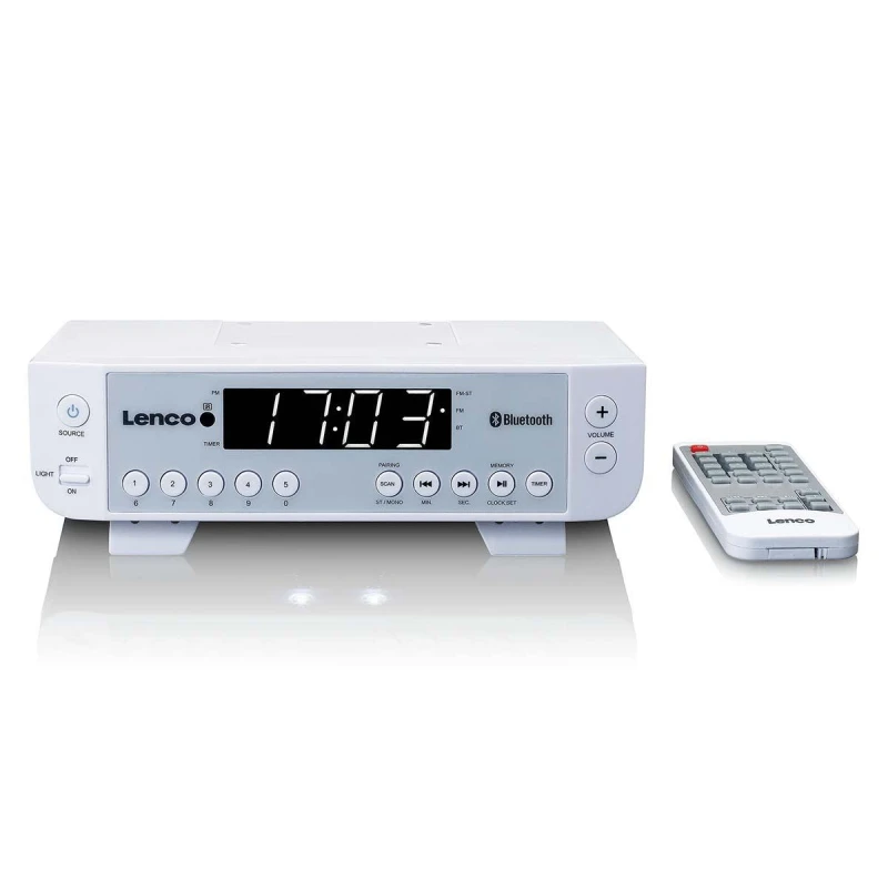 Image of Lenco KCR-100 - Clock - Digital - FM - LED - 2.29cm (0.9