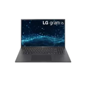 Image of LG Gram 16Z90P-K.AA82A1 ultrabook 40.6cm (16") WQXGA Intel Core i7 16GB LPDDR4x-SDRAM 256GB SSD WiFi 6 (802.11ax) Windows 11 Home Black