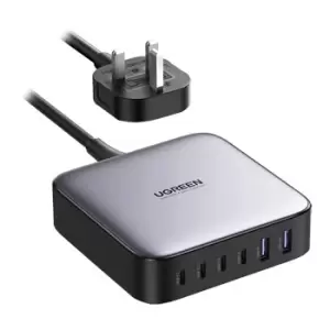 Image of UGREEN Nexode 200W USB C Charger 6 in 1 GaN Fast Desktop Power Adapter
