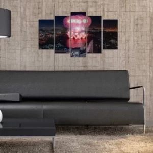 Image of 5PMX-077 Multicolor Decorative MDF Painting (5 Pieces)