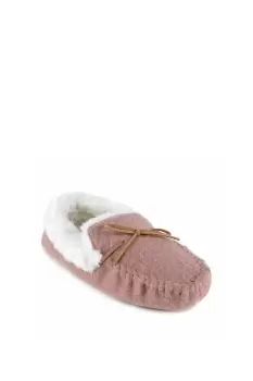 Image of Felt Moccasin Slipper