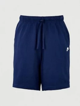Image of Nike Sportswear Club Plus Size Shorts - Navy