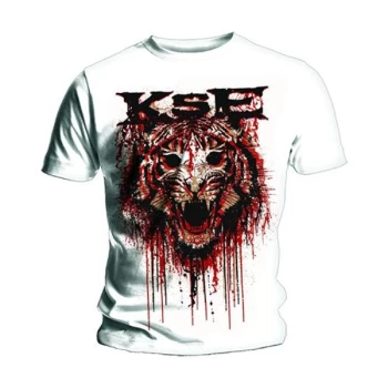 Image of Killswitch Engage - Engage Fury Unisex Medium T-Shirt - White