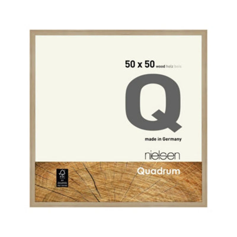 Image of Nielsen Quadrum 50 X 50Cm Oak Wooden Picture Frame