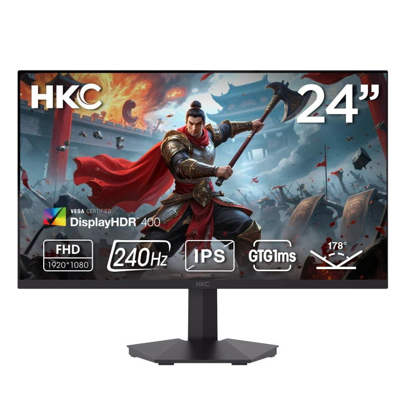 Image of HKC HKC G24H3D 24 Monitor computer monitor 60.5cm (23.8") 1920 x 1080 pixels Full HD G24H3D
