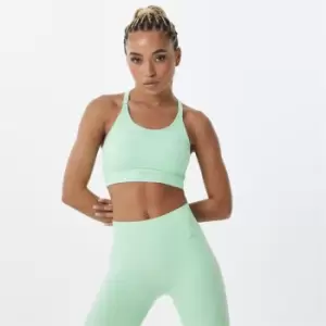 Image of USA Pro Seamless Adjustable Sports Bra - Green